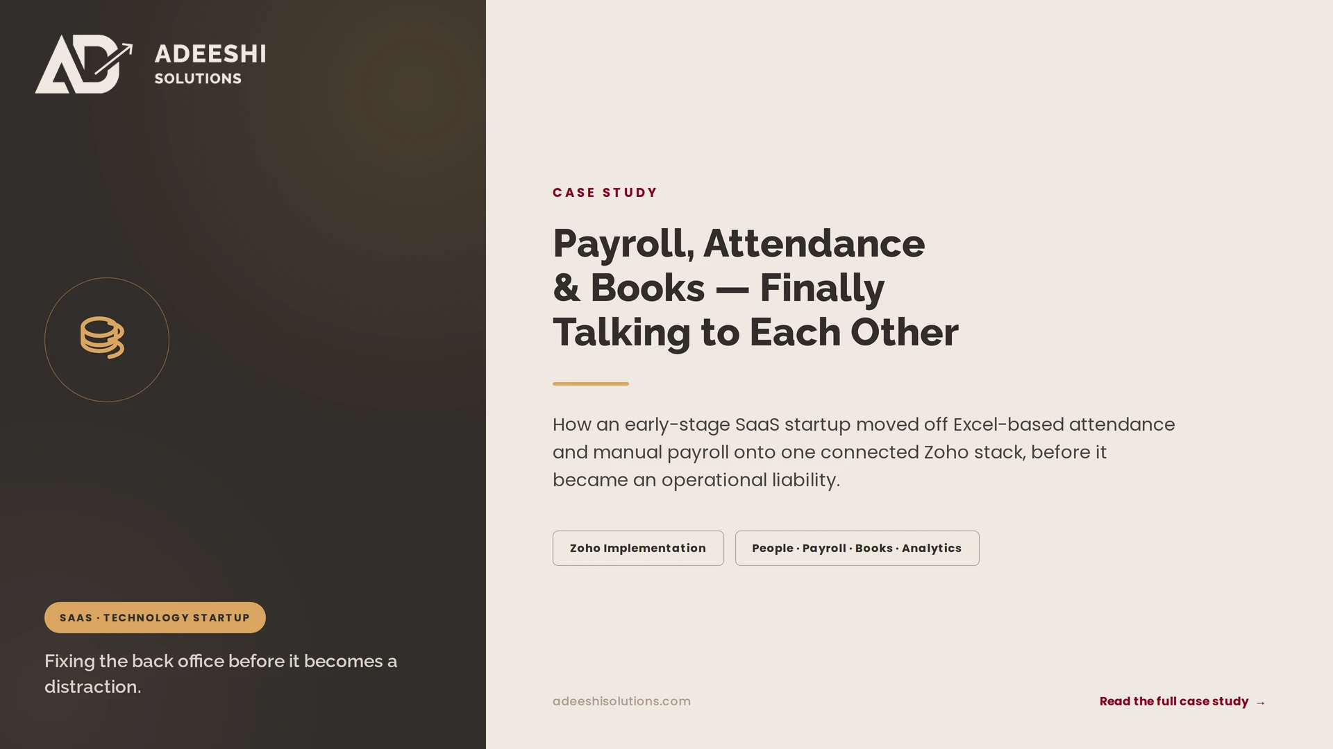 Getting the Back Office Right Before It Becomes a Problem