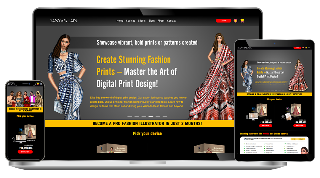 Clientele Work Portfolio - SANYAM JAIN